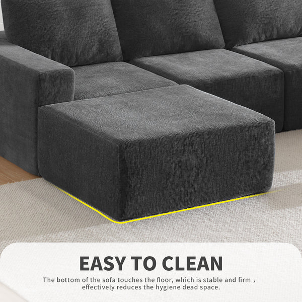 U Shaped Sectional (110'')
