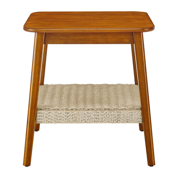 Mid-Century Storage Side Table (23'')