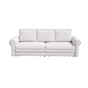 Convertible Velvet Sleeper Sofa (93'')