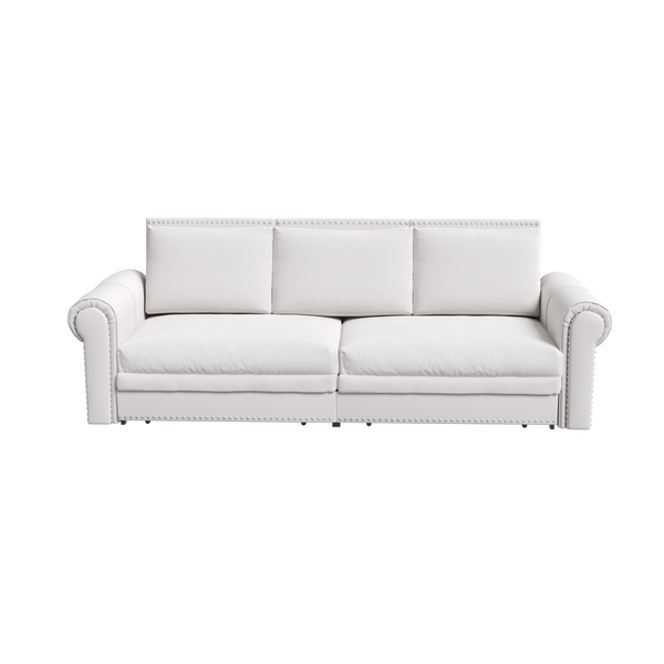 Convertible Velvet Sleeper Sofa (93'')