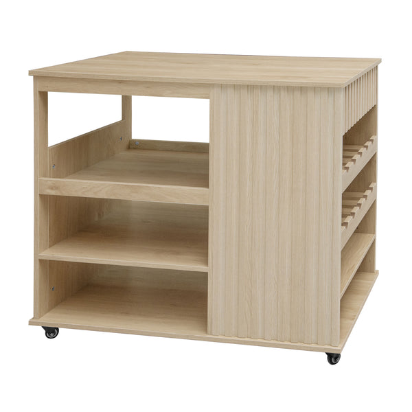 Rolling Kitchen Island Cart (39'')