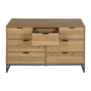 7-Drawer Wood Dresser (50'')