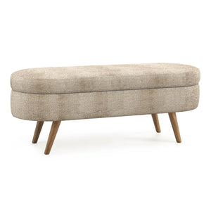 Oval Storage Bench (44'')