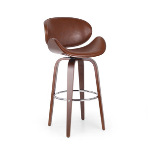 Modern Wood Bar & Counter Stools (Set of 2)