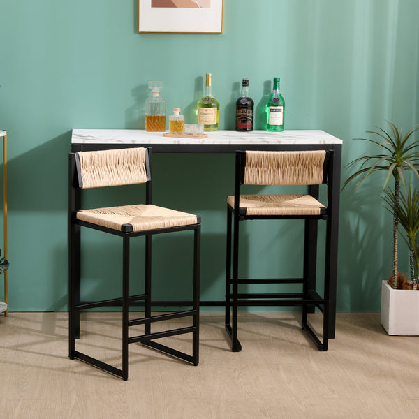 Weave Bar & Counter Stools (Set of 2)
