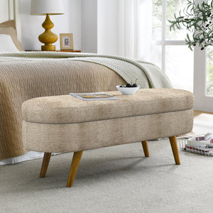Oval Storage Bench (44'')