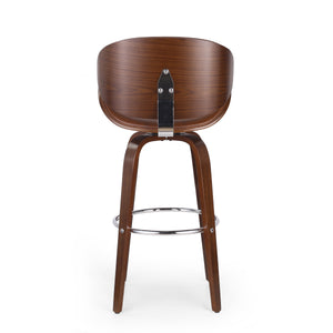 Modern Wood Bar & Counter Stools (Set of 2)