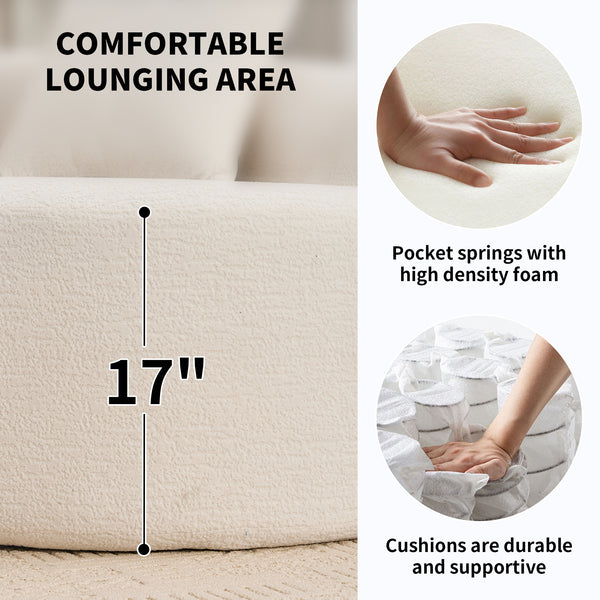 2-Piece Curved Sectional (110'')