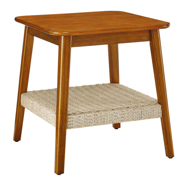Mid-Century Storage Side Table (23'')