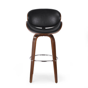 Modern Wood Bar & Counter Stools (Set of 2)