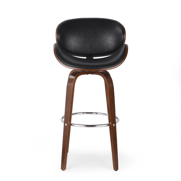 Modern Wood Bar & Counter Stools (Set of 2)
