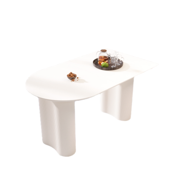 Modern Irregular Dining Table (63'')