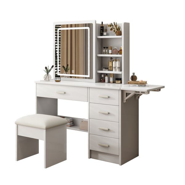 Modern Lighted Makeup Vanity Set (56'')