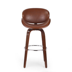 Modern Wood Bar & Counter Stools (Set of 2)