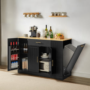 Customizable Storage Kitchen Island (53'')