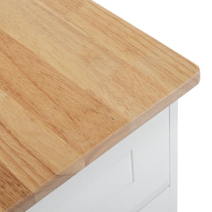 Fluted Storage Kitchen Island (48'')
