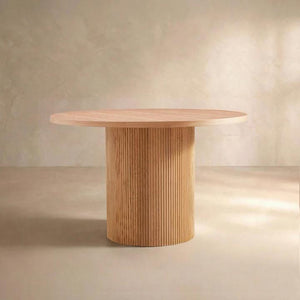 Esmond Fluted Round Dining Table (47")