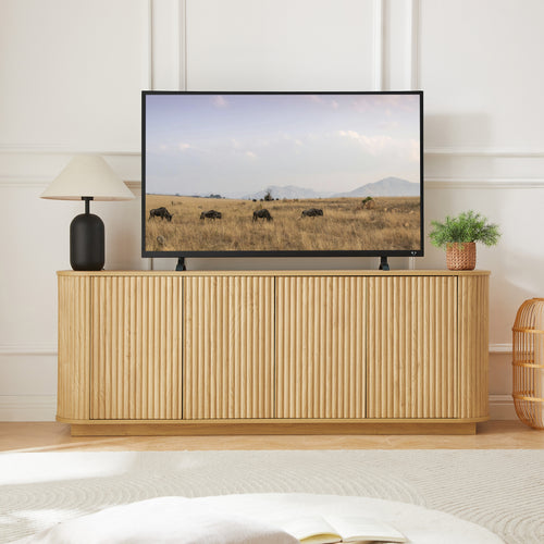 Wave Pattern Media Console (64'')