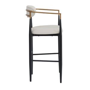 Iron Frame Bar & Counter Stools (Set of 2)