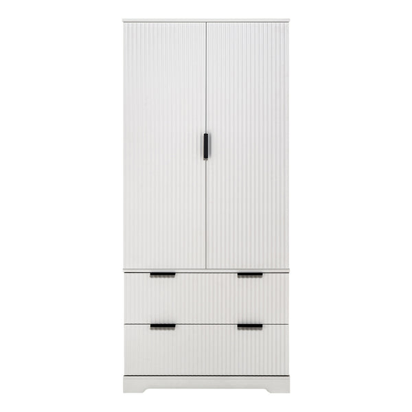 Modern Fluted Buffet Cabinet (71'')