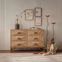 Curved 6-Drawer Dresser (47'')