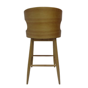 Rubberwood Bar & Counter Stools (Set of 2)