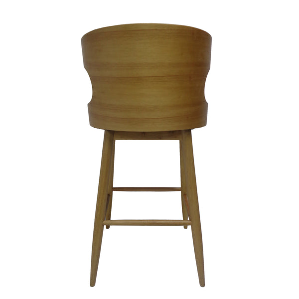 Rubberwood Bar & Counter Stools (Set of 2)
