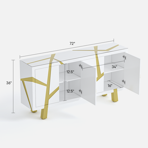 4-Door Sideboard (72'')
