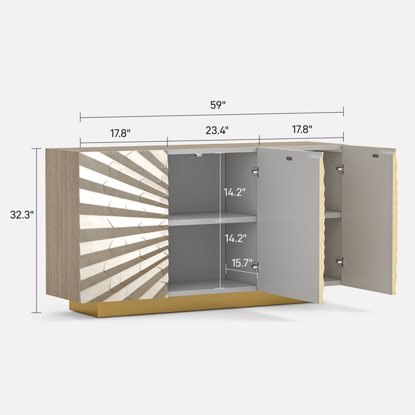 Modern Light Buffet (59'')