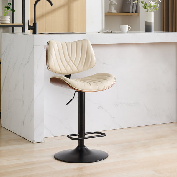 Wood Swivel Bar & Counter Stools (Set of 2)
