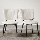Modern Upholstered Dining Chairs (Set of 2)