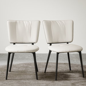 Modern Upholstered Dining Chairs (Set of 2)