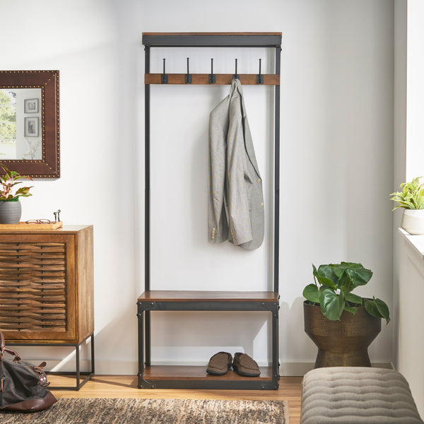 Metal Frame Coat Rack (75'')