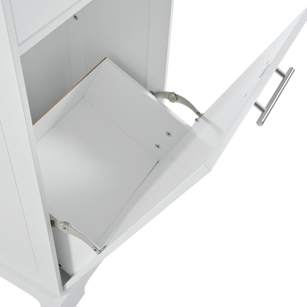 Fluted Storage Kitchen Island (48'')