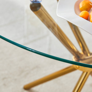 Round Glass Top Dining Table (36'')