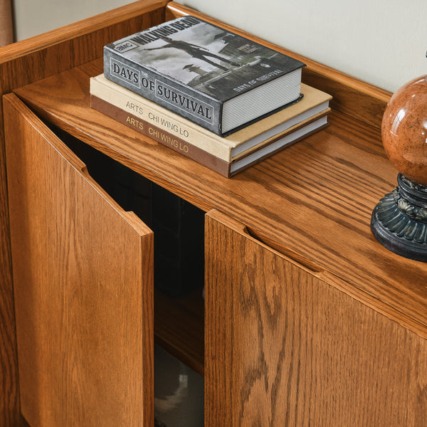 Rustic Storage Accent Cabinet (34'')