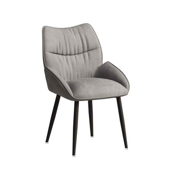 Velvet Upholstered Dining Chairs (Set of 2)