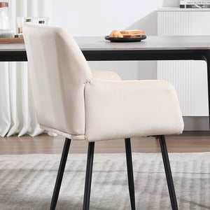 Modern Velvet Dining Chairs (Set of 2)