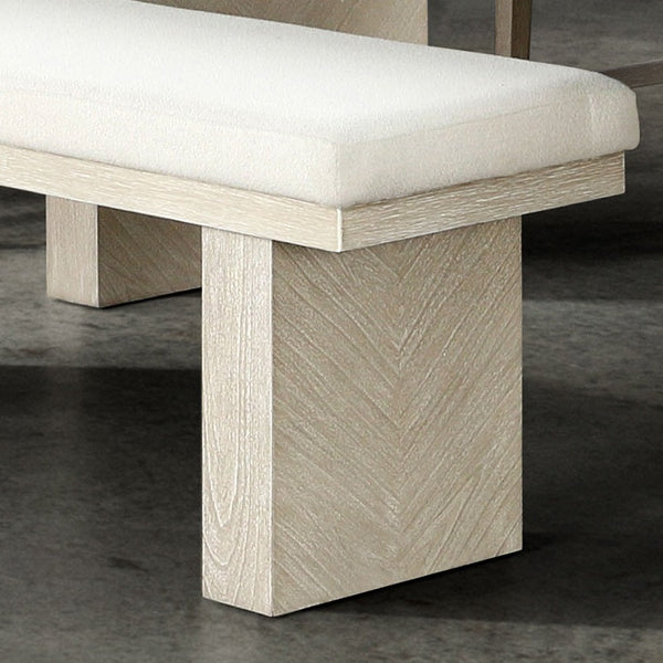 Modern Plinth Base Dining Bench (59'')
