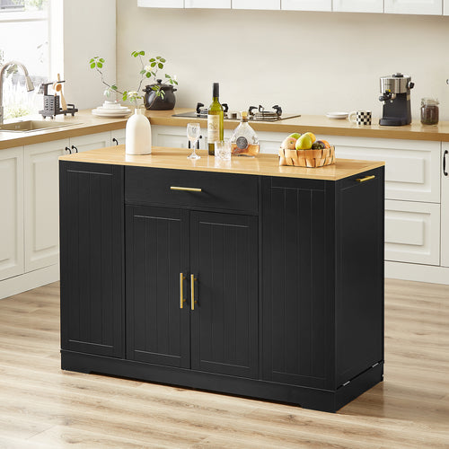 Customizable Storage Kitchen Island (53'')