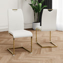Modern Armless Dining Chairs (Set of 2)