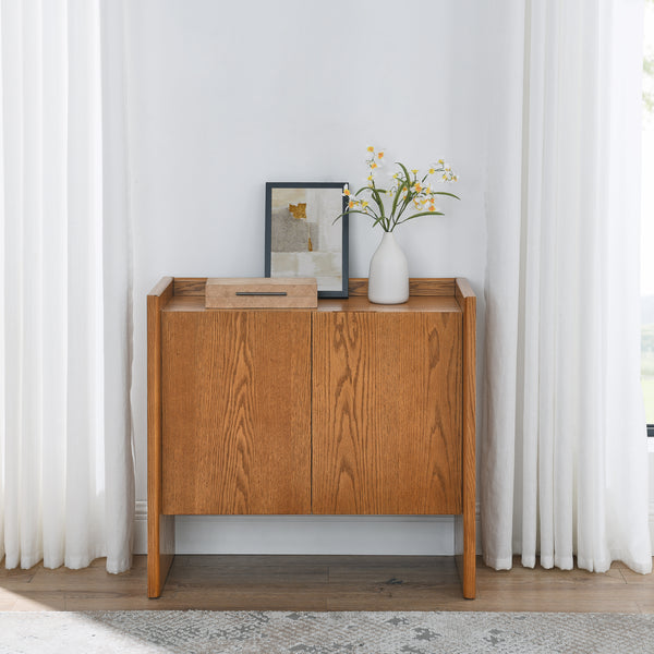 Rustic Storage Accent Cabinet (34'')