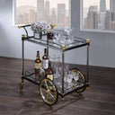 Glass Top Bar Cart (31'')