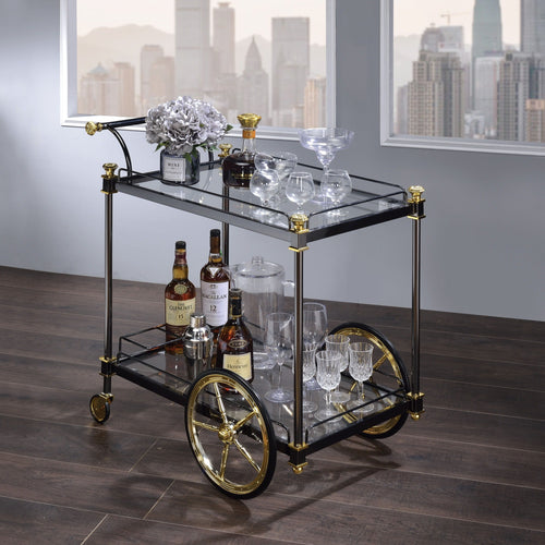 Glass Top Bar Cart (31'')