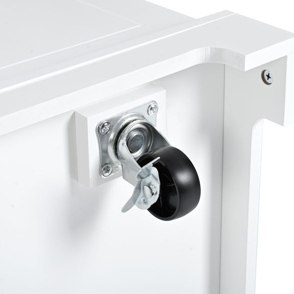 Fluted Storage Kitchen Island (48'')