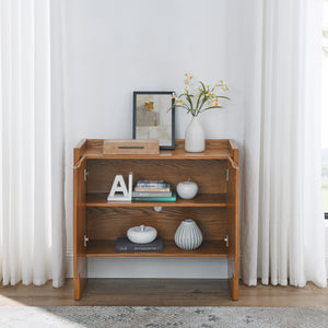 Rustic Storage Accent Cabinet (34'')