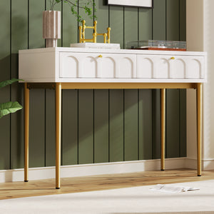 Modern 2-Drawer Makeup Vanity (46'')