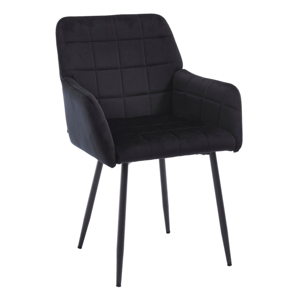 Modern Velvet Dining Chairs (Set of 2)