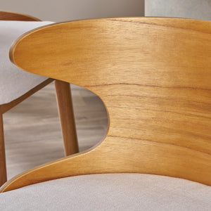 Rubberwood Bar & Counter Stools (Set of 2)