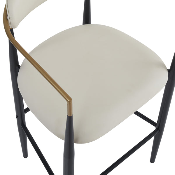 Iron Frame Bar & Counter Stools (Set of 2)